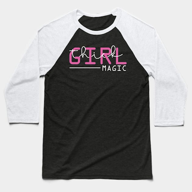 Thick girl magic Baseball T-Shirt by UrbanLifeApparel